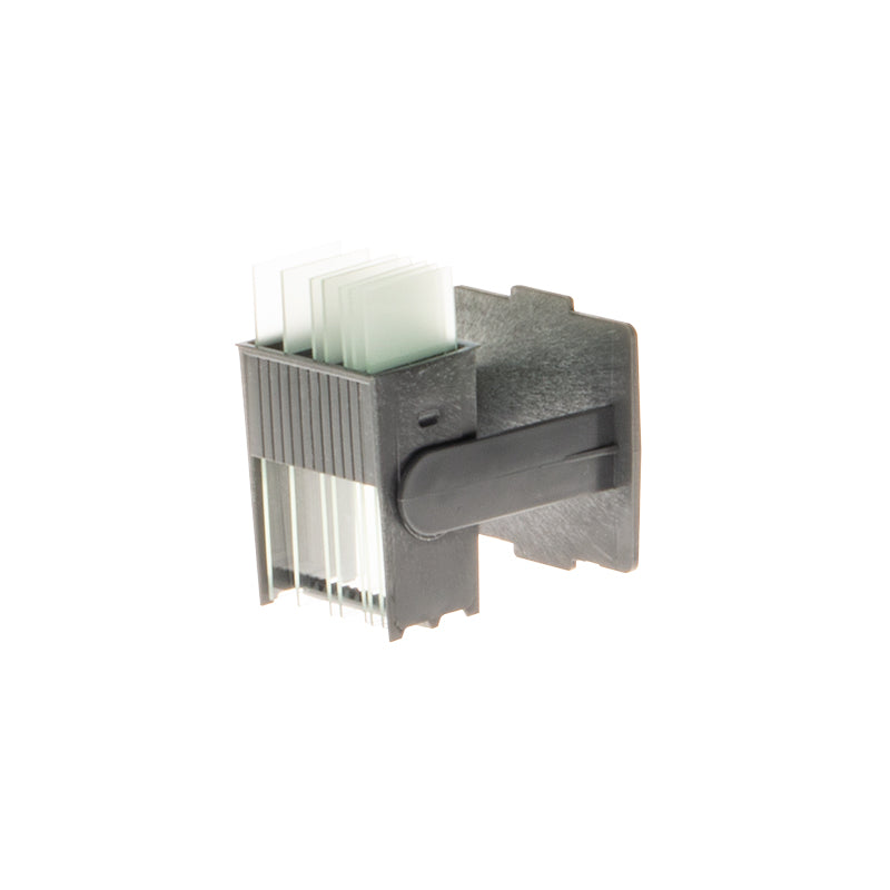 M905-12DGY VERTICAL MICROSPCOPE SLIDE STAINING RACK