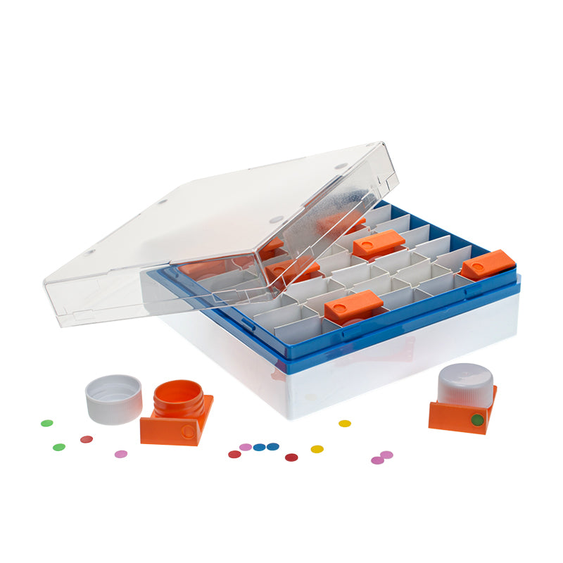 M956-40B CryoSette storage boxes 40 places Blue