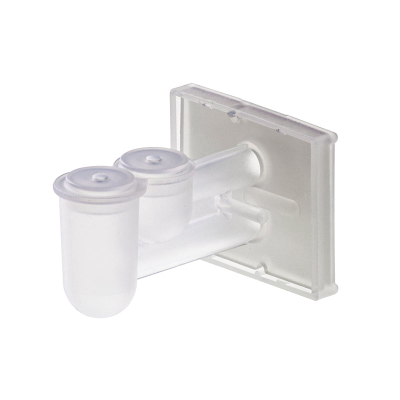 M967-20FW Dual Sample Chamber / White filter & Cap