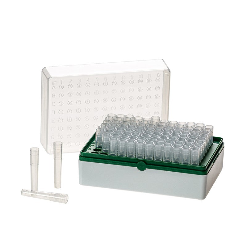 T100-1x RACK & BOX 96 IND. TUBES, NON-STERILE