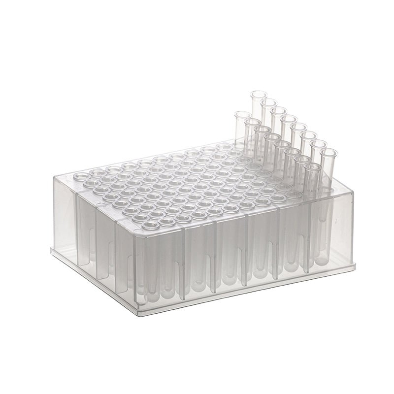 T110-3 96-DEEP WELL BIOBLOCK, W/FIXED TUBE 0.6 ML