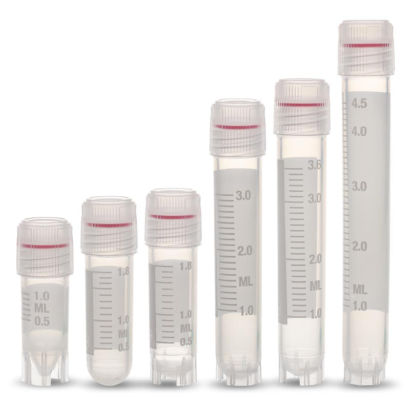 T308-x STERILE CRYOGENIC TUBES, SILICONE SEAL