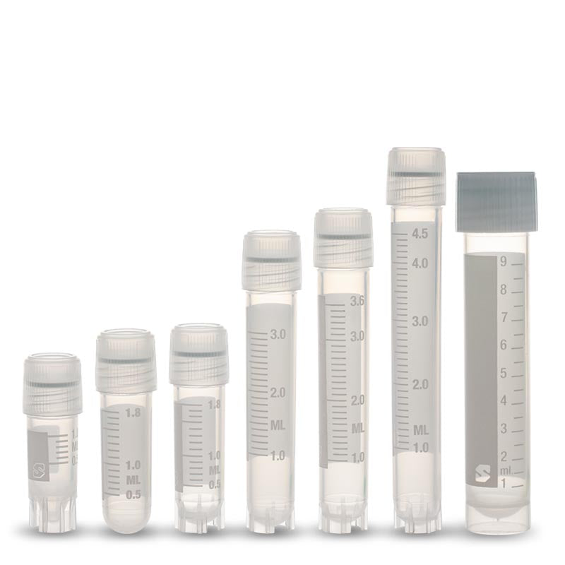 T310-x STERILE CRYOGENIC TUBES, SILICONE SEAL