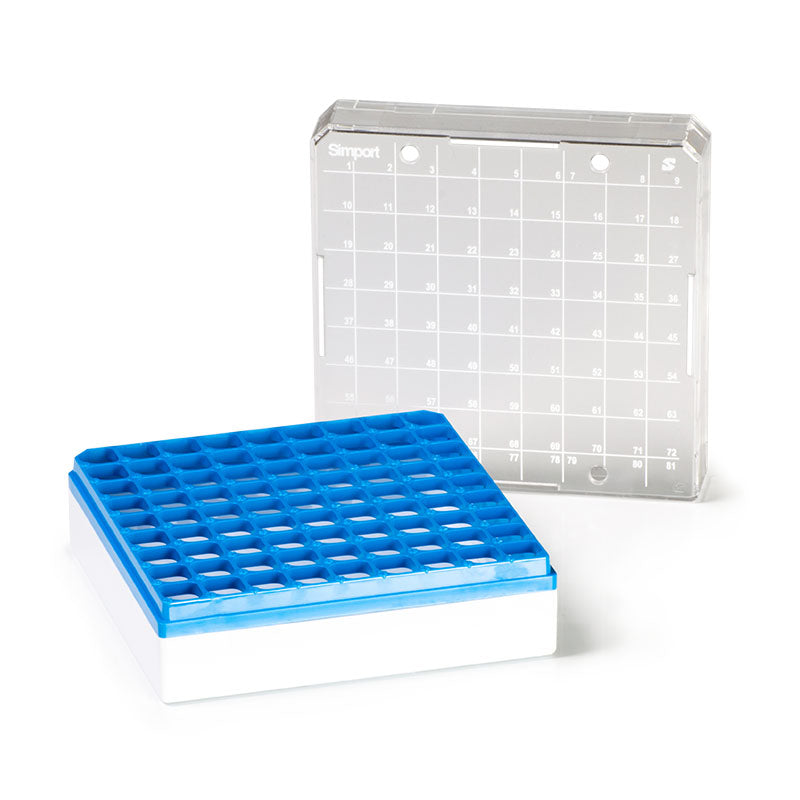 T314-281x CRYOGENIC STORAGE BOX, 81 PLACES, FOR 1.2 & 2ml