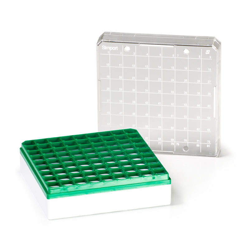 T314-281x CRYOGENIC STORAGE BOX, 81 PLACES, FOR 1.2 & 2ml