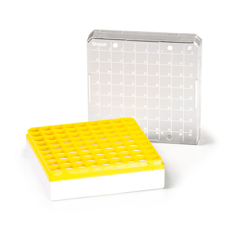 T314-281x CRYOGENIC STORAGE BOX, 81 PLACES, FOR 1.2 & 2ml