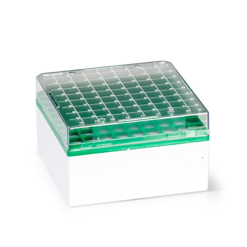 T314-481x CRYOGENIC STORAGE BOX, 81 PLACES,  FOR 3 TO 4ml