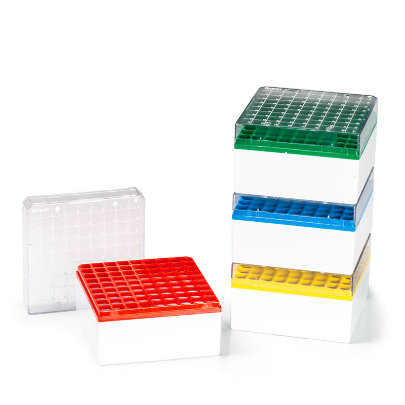 T314-481x CRYOGENIC STORAGE BOX, 81 PLACES,  FOR 3 TO 4ml