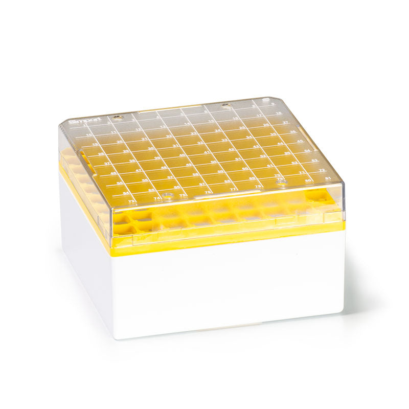 T314-481x CRYOGENIC STORAGE BOX, 81 PLACES, FOR 3 TO 4ml