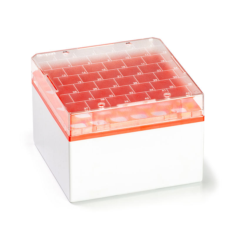 T314-542x CRYOGENIC STORAGE BOX, 42 PLACES, FOR 10ml