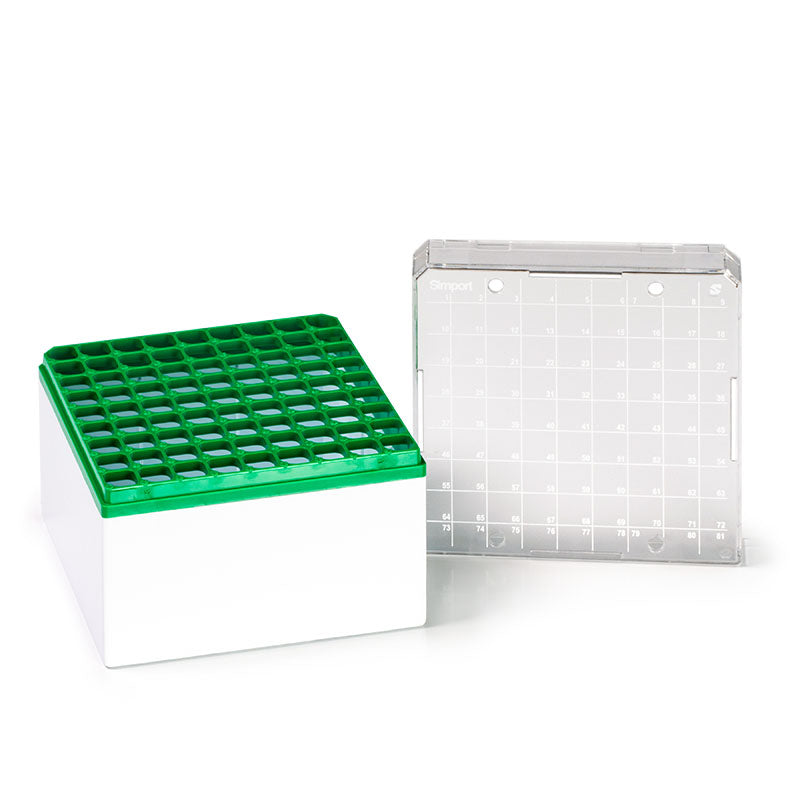T314-581x CRYOGENIC STORAGE BOX, 81 PLACES, FOR 5ml