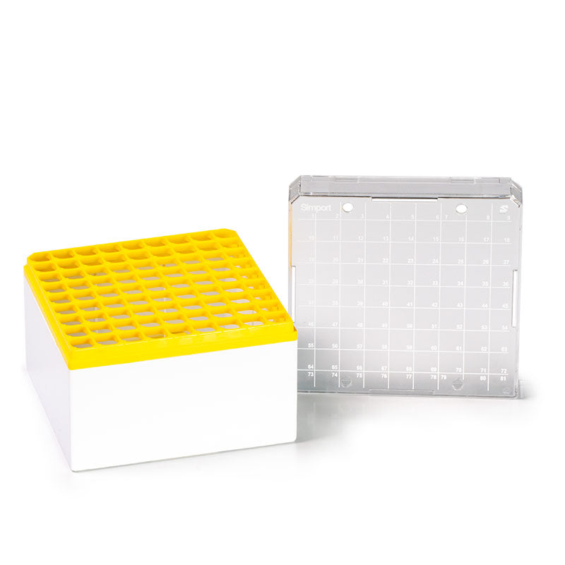 T314-581x CRYOGENIC STORAGE BOX, 81 PLACES,  FOR 5ml