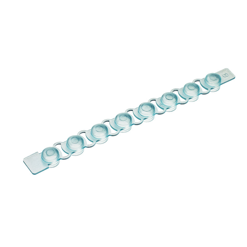 T321-1x DOMED CAP STRIP OF 8 FOR REACTION STRIPS
