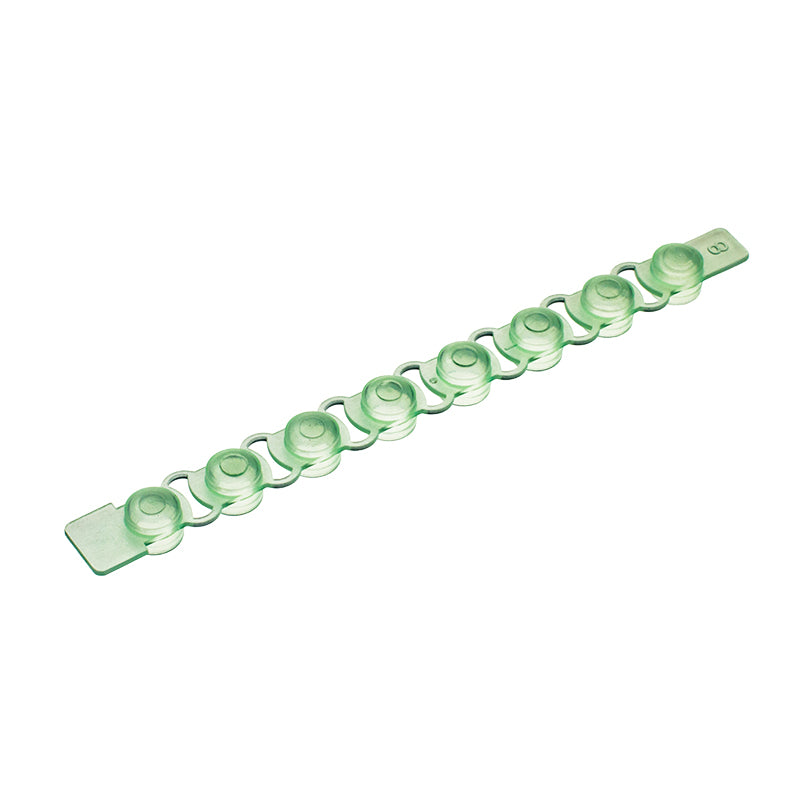 T321-1x DOMED CAP STRIP OF 8 FOR REACTION STRIPS