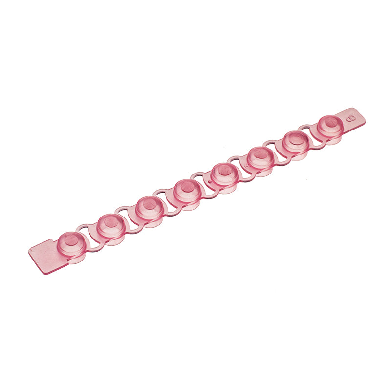 T321-1x DOMED CAP STRIP OF 8 FOR REACTION STRIPS