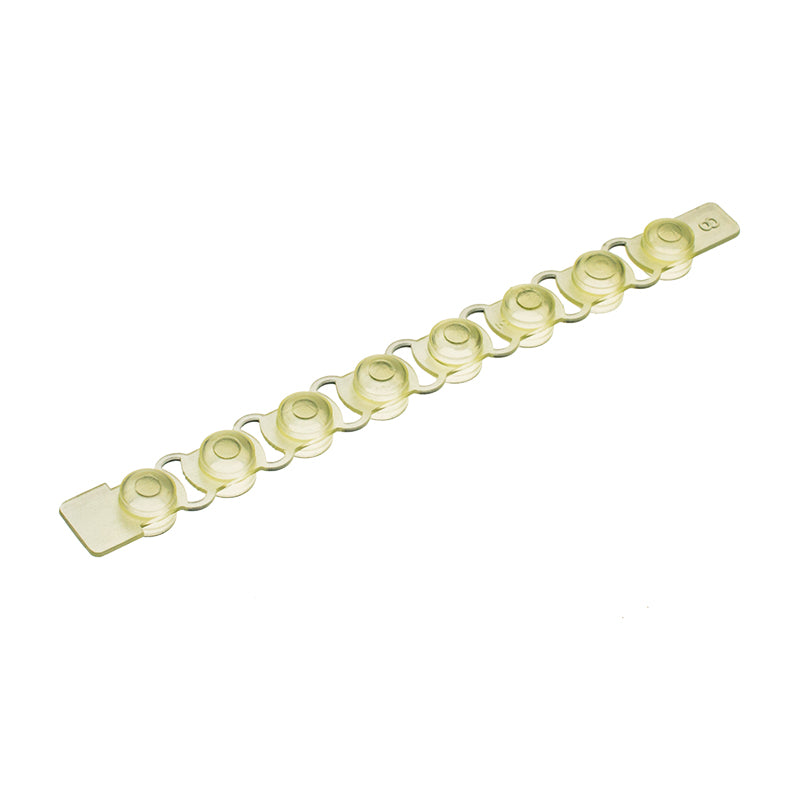 T321-1x DOMED CAP STRIP OF 8 FOR REACTION STRIPS