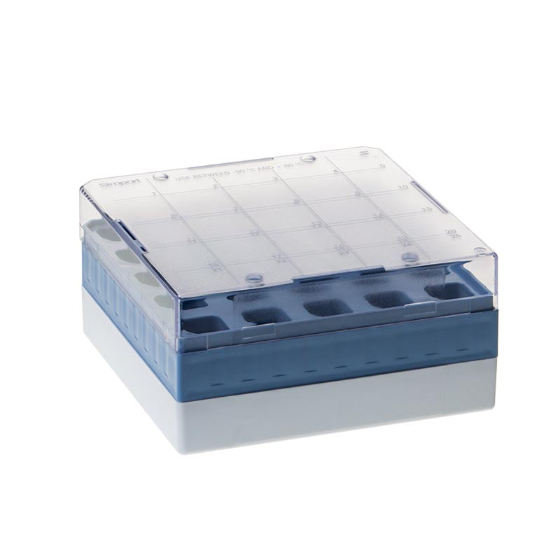 T330-25x Storage box for 5ml tube, 25 place