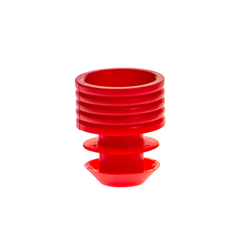 T404-3x FLANGED PLUG CAP 12mm