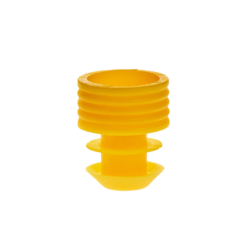 T404-3x FLANGED PLUG CAP 12mm