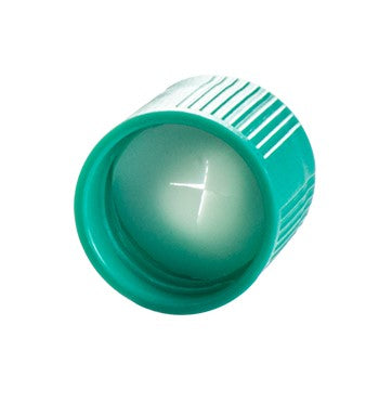 T504AQX Cryovial Screw Cap, Aqua with X-Septum