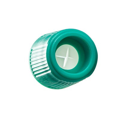 T504AQX Cryovial Screw Cap, Aqua with X-Septum