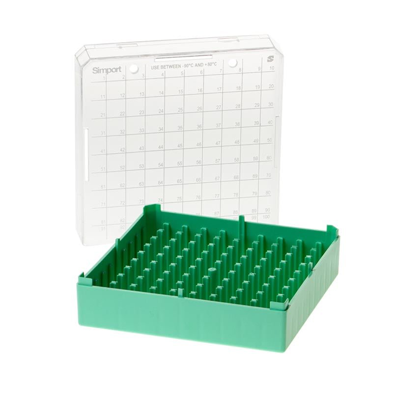 T514-2100x SAMPLE TUBE STORAGE BOX 1.2-2ml, 100 POS.