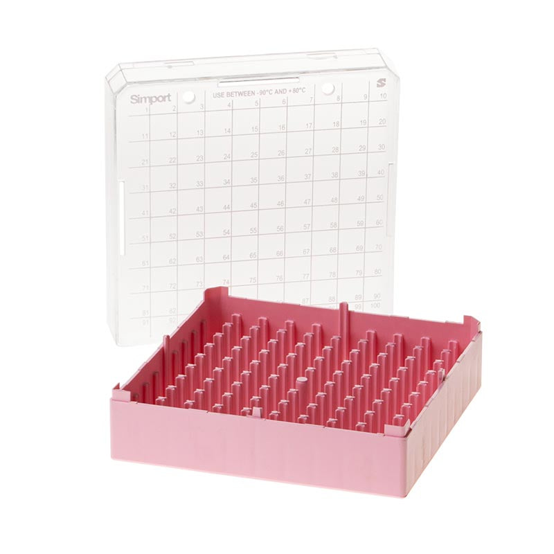 T514-2100x SAMPLE TUBE STORAGE BOX 1.2-2ml, 100 POS.
