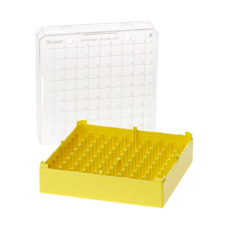 T514-2100x SAMPLE TUBE STORAGE BOX 1.2-2ml, 100 POS.