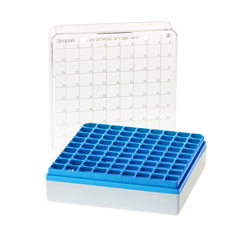 T514-281x SAMPLE TUBE STORAGE BOX 1.2-2ml, 81 POS.