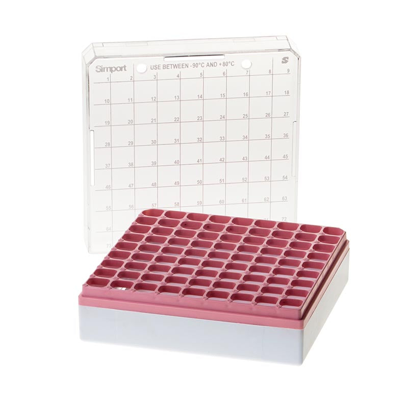 T514-281x SAMPLE TUBE STORAGE BOX 1.2-2ml, 81 POS.