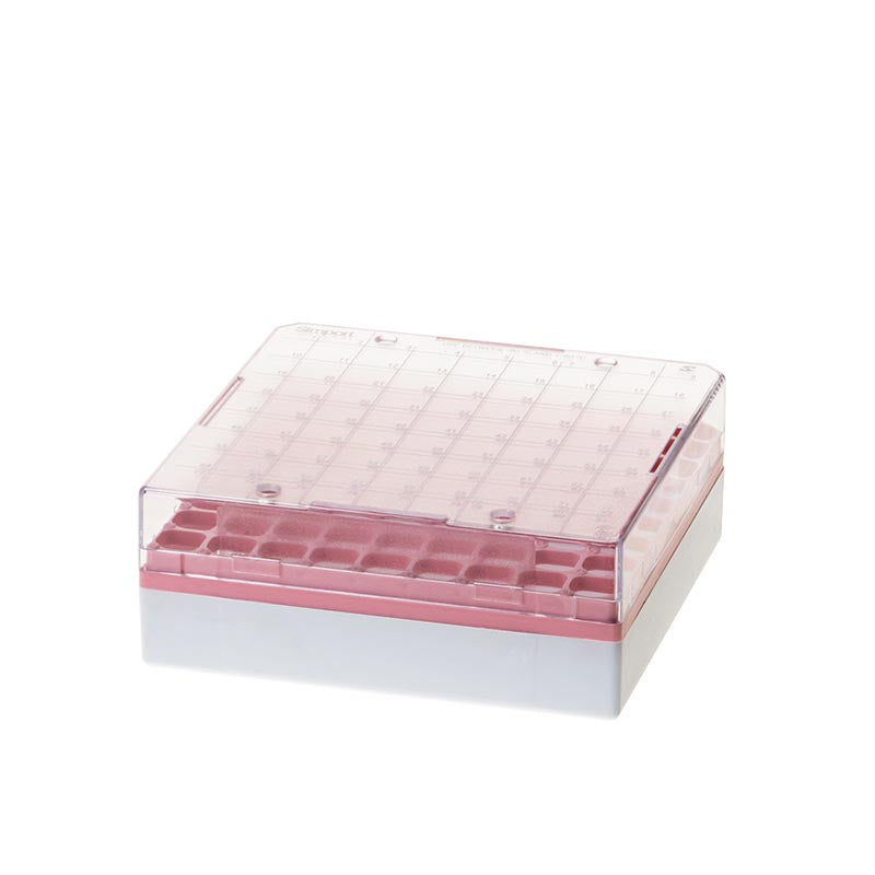 T514-281x SAMPLE TUBE STORAGE BOX 1.2-2ml, 81 POS.