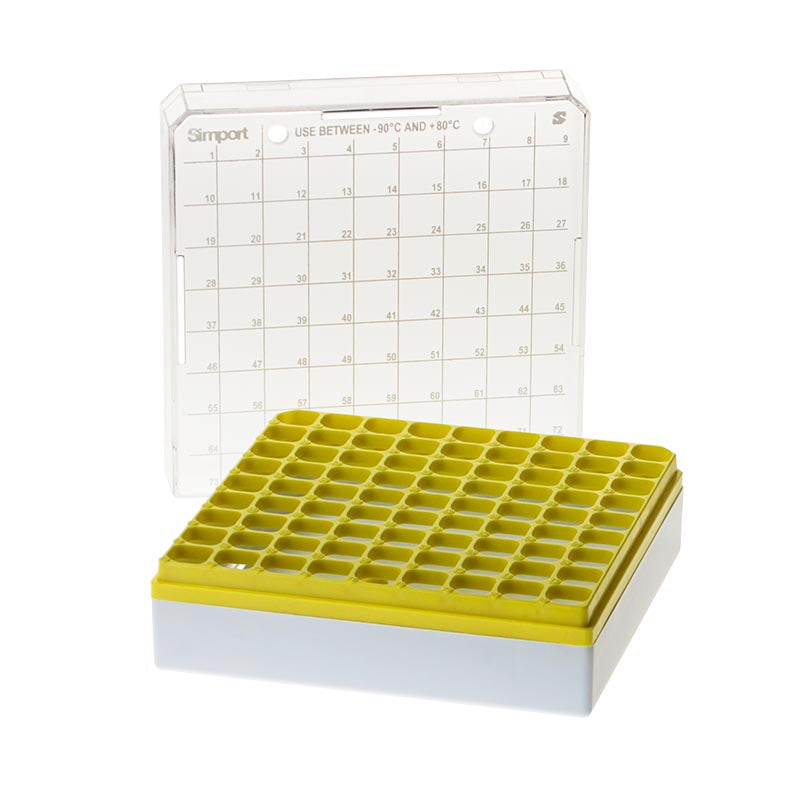 T514-281x SAMPLE TUBE STORAGE BOX 1.2-2ml, 81 POS.