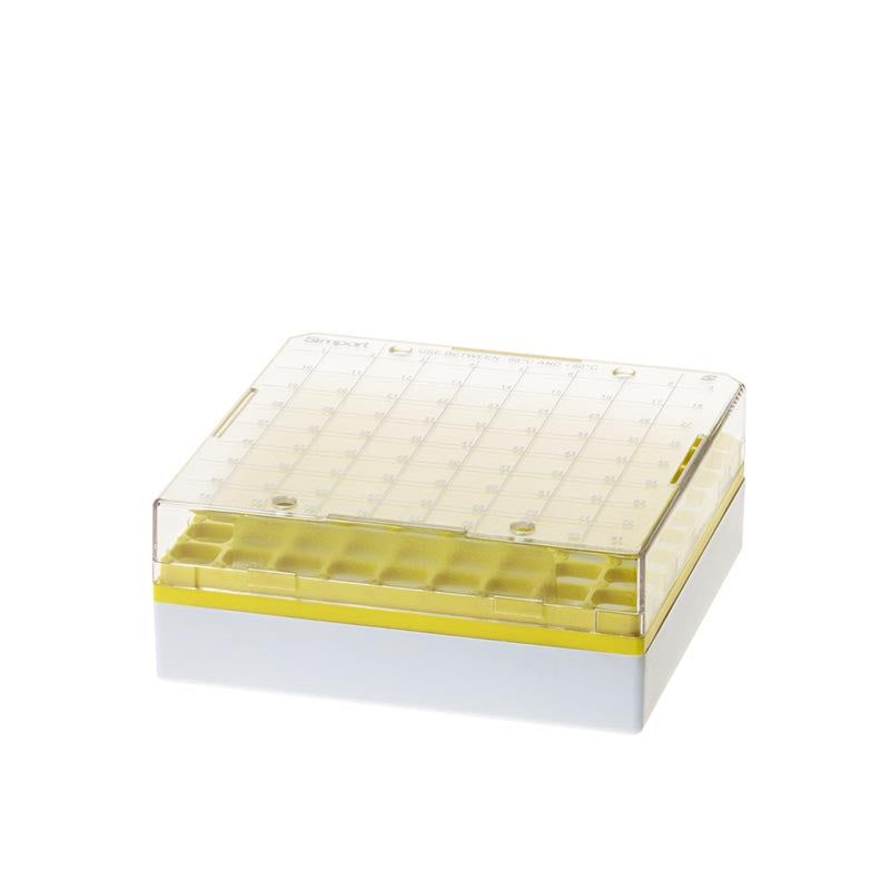 T514-281x SAMPLE TUBE STORAGE BOX 1.2-2ml, 81 POS.