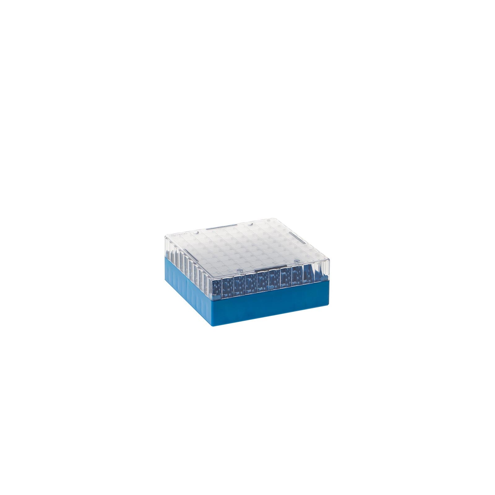 T350-100x Microtube Storage Box 0.5 to 2.0ml, 100 Positions