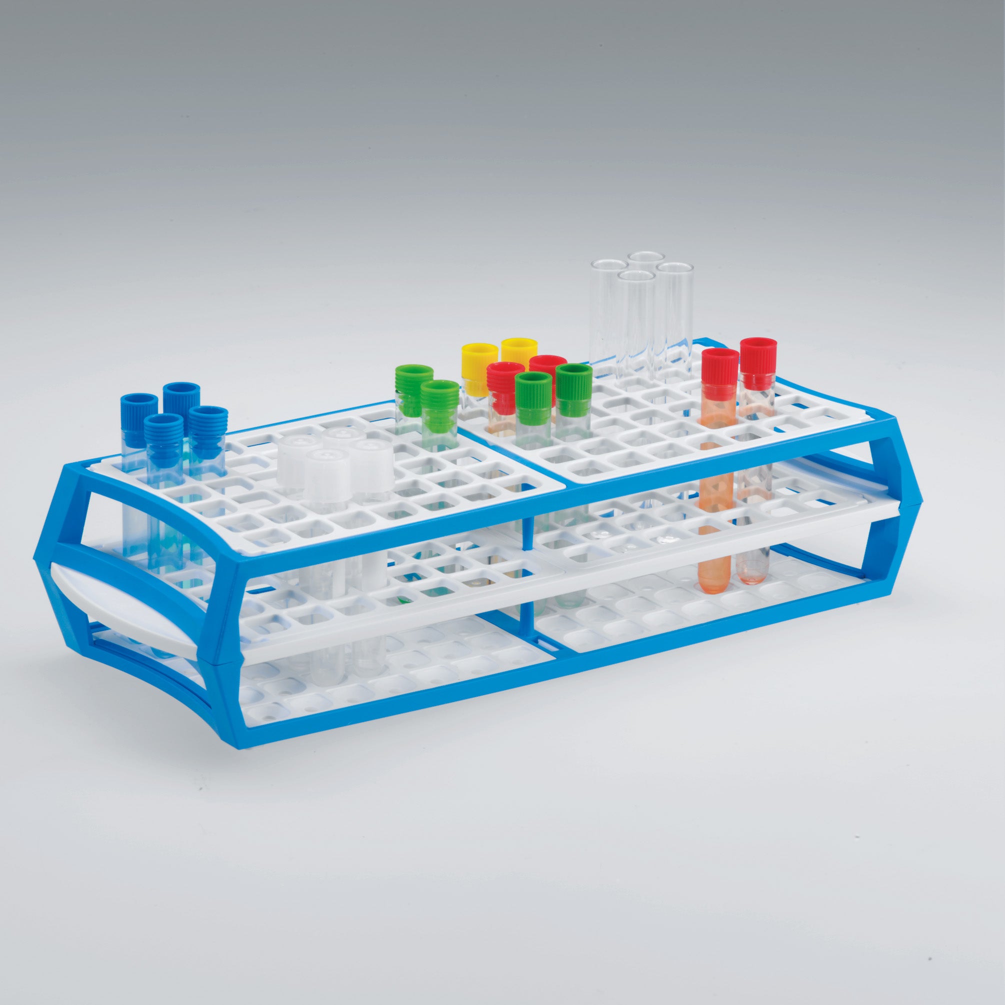 Rack for laboratory tubes, plastic tube rack, rack for tubes